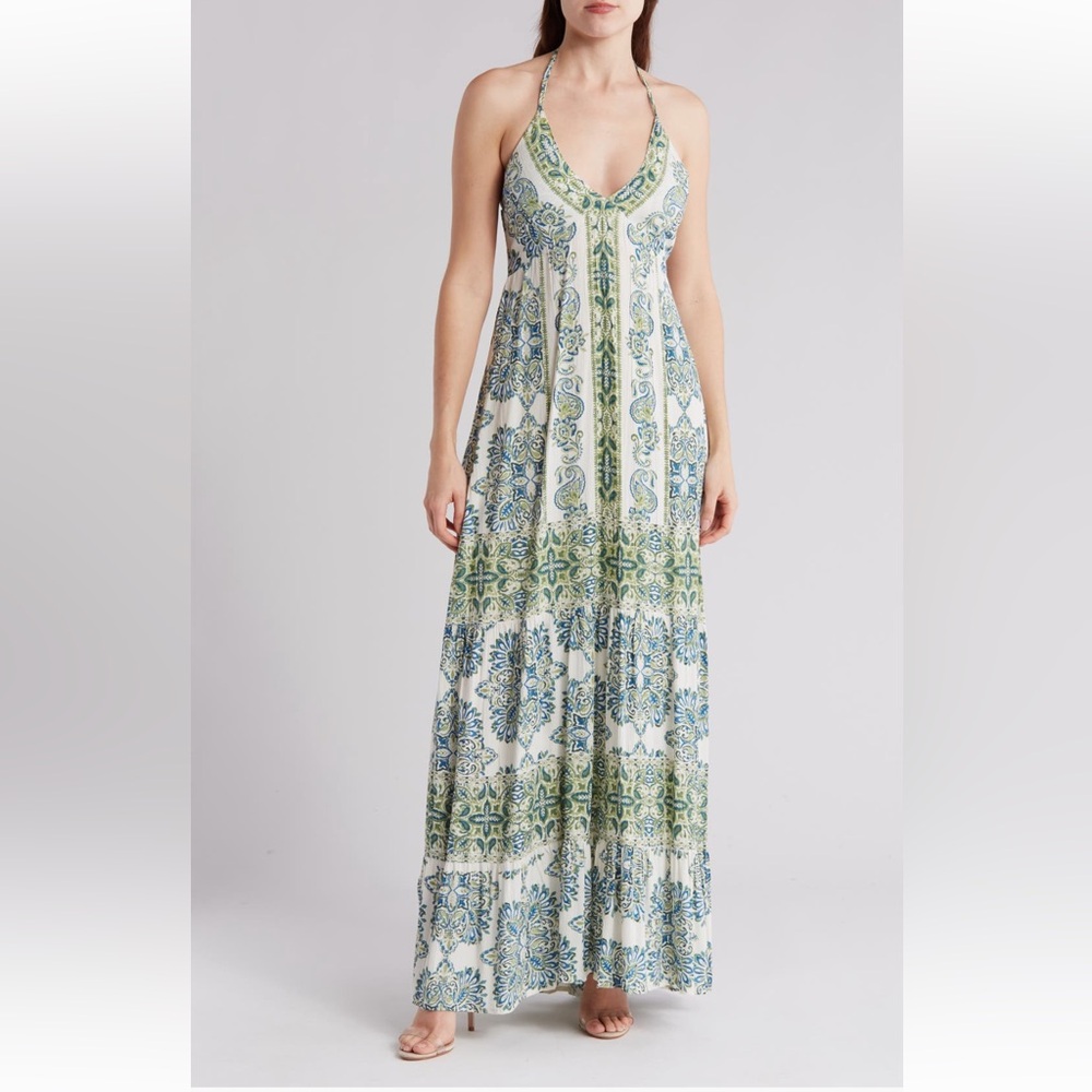 Angie Halter Maxi Dress
